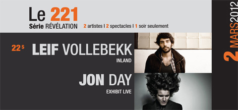 Jon Day Trio with Leif Vollebekk